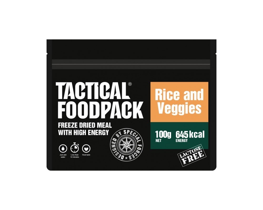 Tactical Foodpack riisiroog köögiviljadega