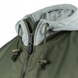 MA-1 Kapuutsiga Bomber jope (roheline)