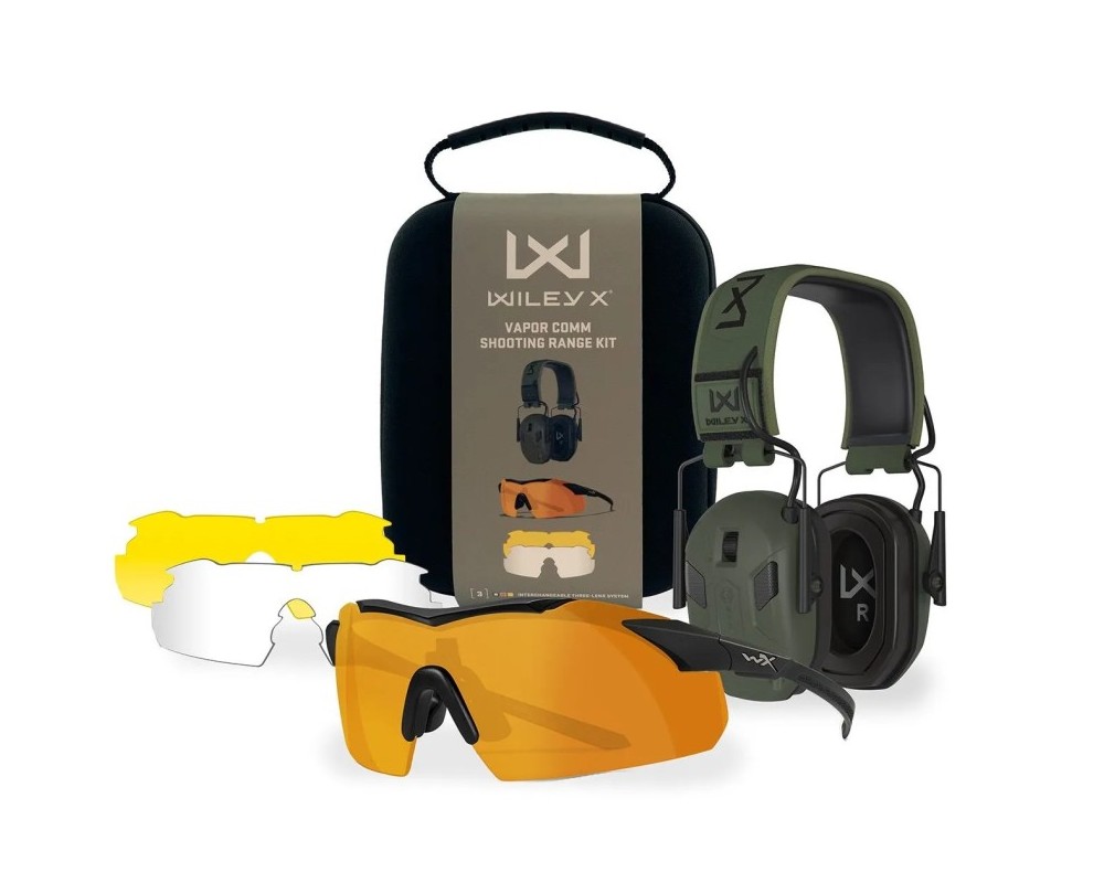 WILEY X VAPOR COMM Shooting Range Kit