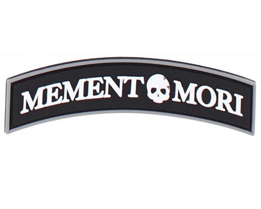 PVC EMBLEEM MEMENTO MORI (must)