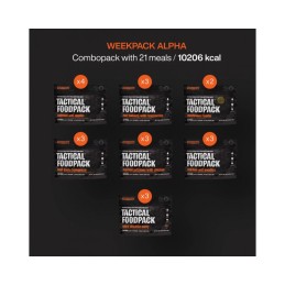 TACTICAL FOODPACK ALPHA nädala pakk 21tk