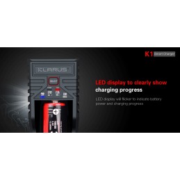 Klarus K1 laadija