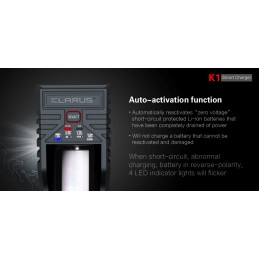 Klarus K1 laadija