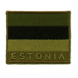 Eesti lipu embleem rohelistes toonides