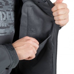 Helikon Gunfighter Softshell jakk, Must