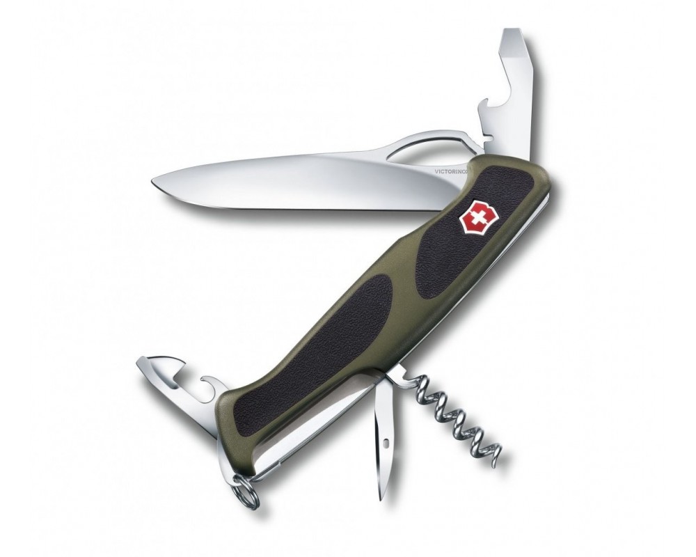 VICTORINOX TASKUNUGA RANGER GRIP 61 ROHELINE/MUST