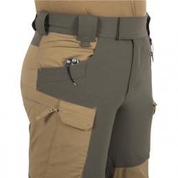 HELIKON HYBRID OUTBACK PANTS® (pruun/roheline)