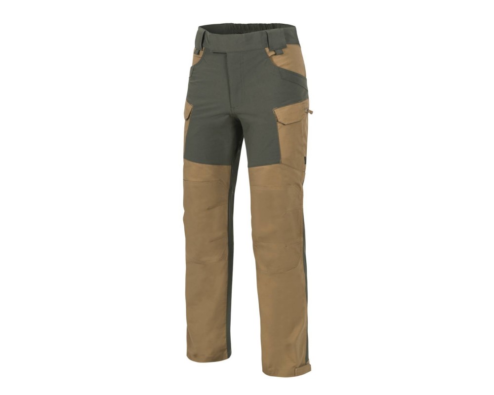 HELIKON HYBRID OUTBACK PANTS® (pruun/roheline)