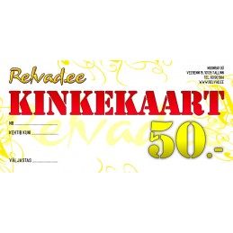 RELVAD.EE KINKEKAART 50 EUR