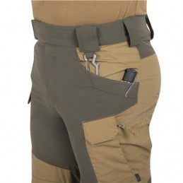 HELIKON HYBRID OUTBACK PANTS® (pruun/roheline)