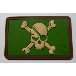 Pirate Skull Patch, multicam