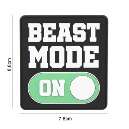 PVC Patch Beast mode on